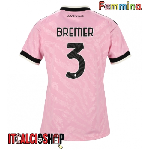 Juventus Gleison Bremer #3 Seconda Maglia Femmina 2026-27 Manica Corta